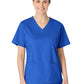 Women's Four-Pocket V-Neck Top - 101 - Royal