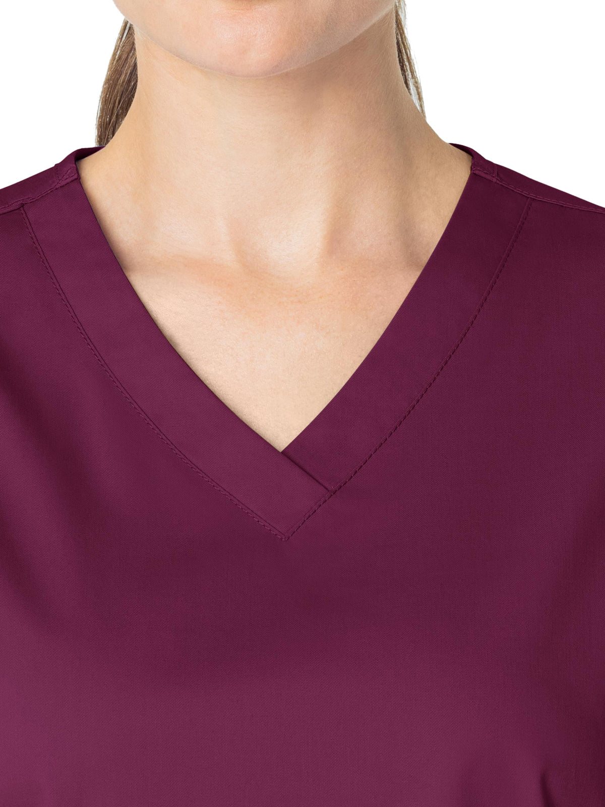 Women's Four-Pocket V-Neck Top