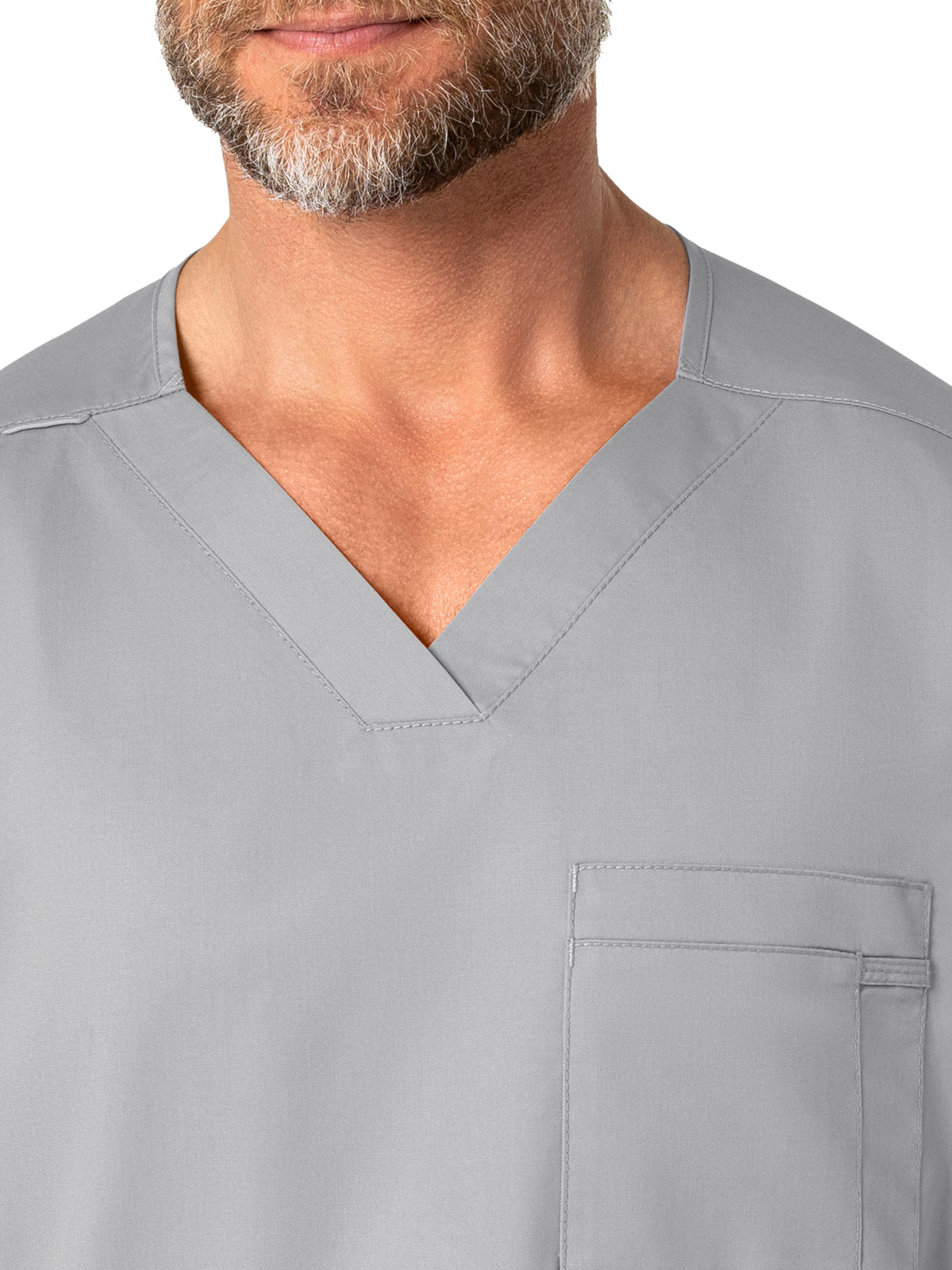 Men's Four-Pocket Modified V-Neck Top