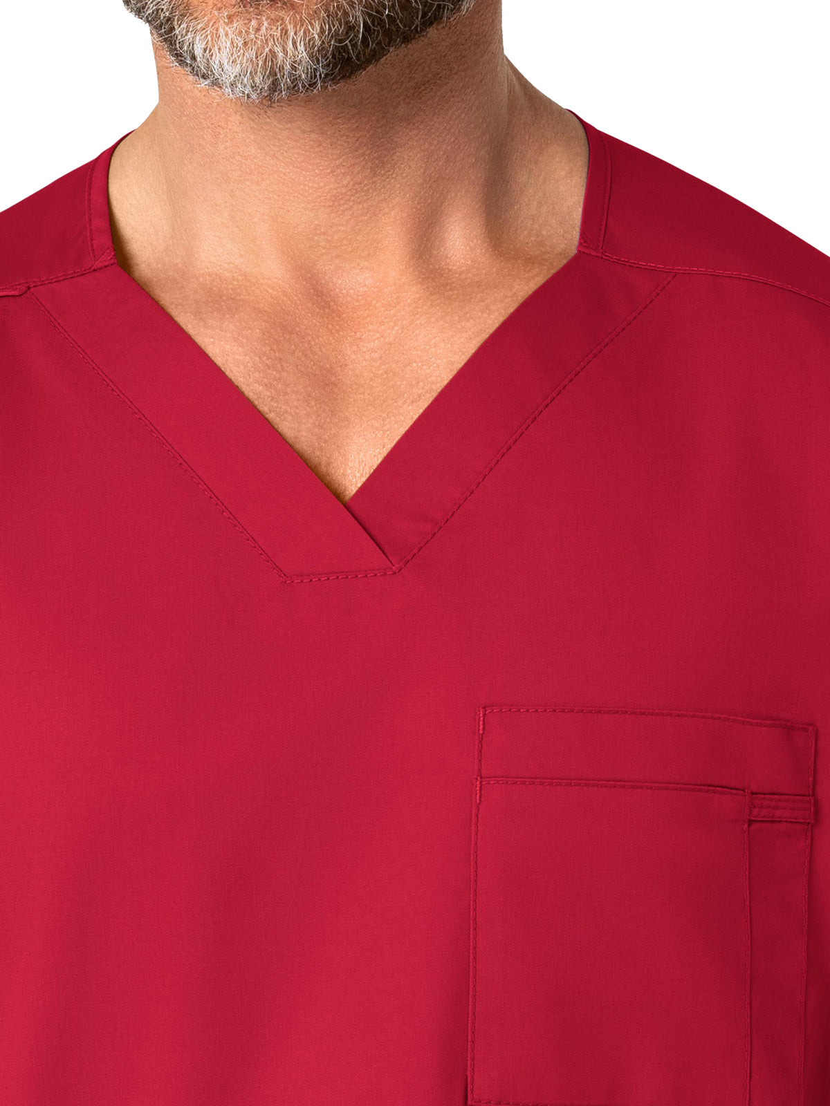 Men's Four-Pocket Modified V-Neck Top