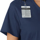 Women's Three-Pocket Curved V-Neck Scrub Top