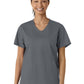 Women's Three-Pocket Curved V-Neck Scrub Top