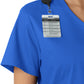 Women's Three-Pocket Curved V-Neck Scrub Top