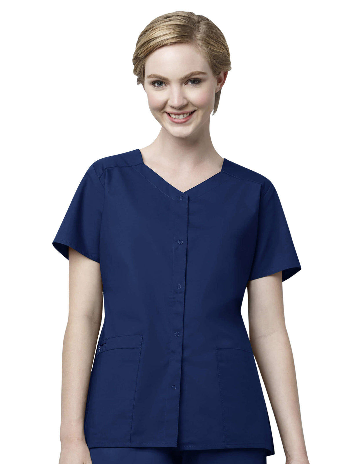 Women's Four-Pocket Snap Front Top