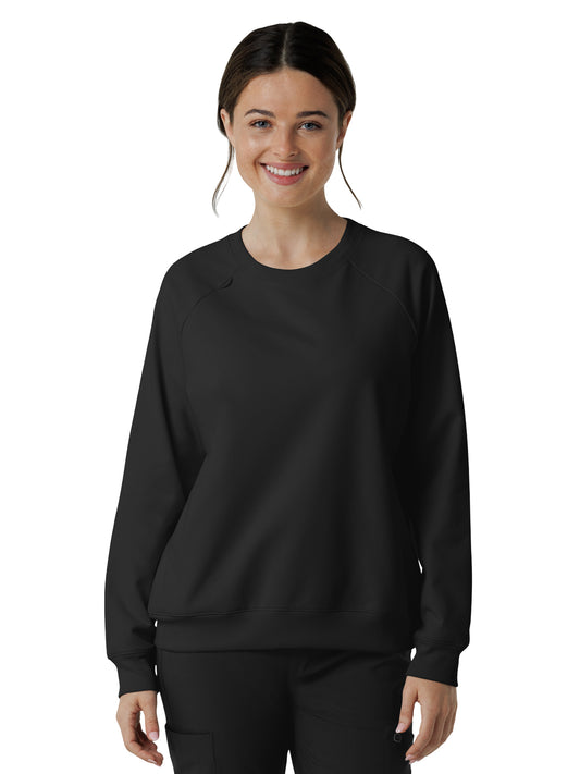 Women's Pullover Sweatshirt - 2169 - Black