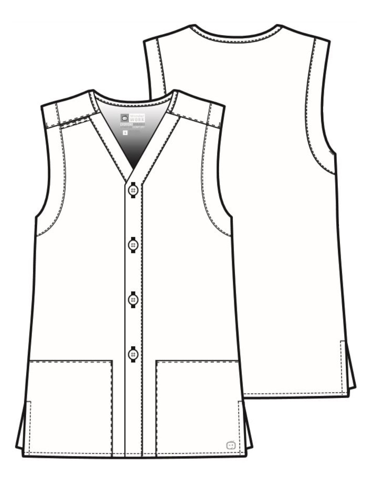 Unisex Two-Pocket Volunteer Vest