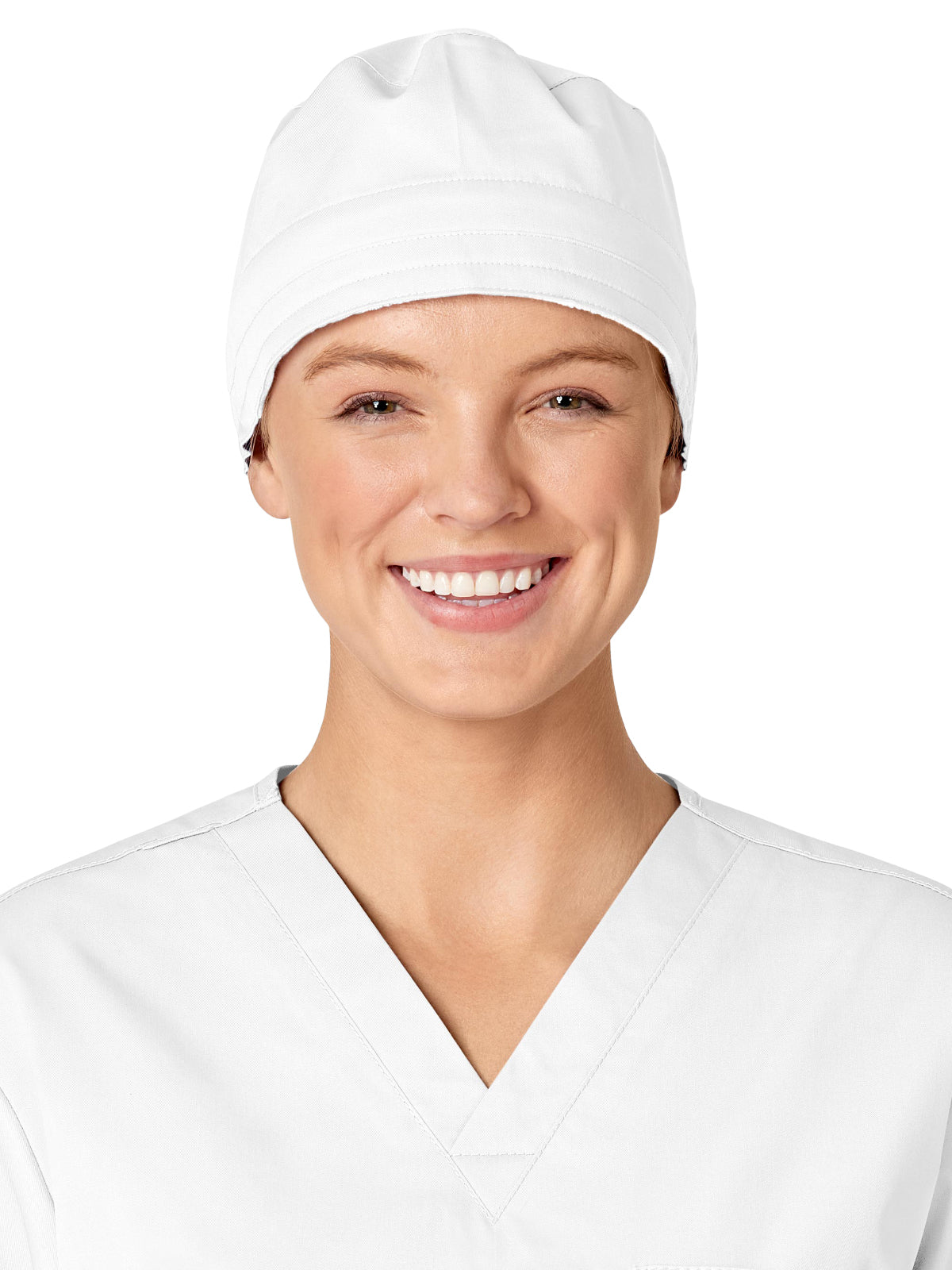 Unisex Scrub Cap Hat - 400 - White