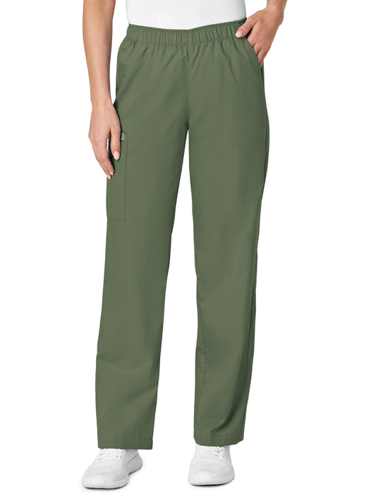 Women's Five-Pocket Pull-On Cargo Pant