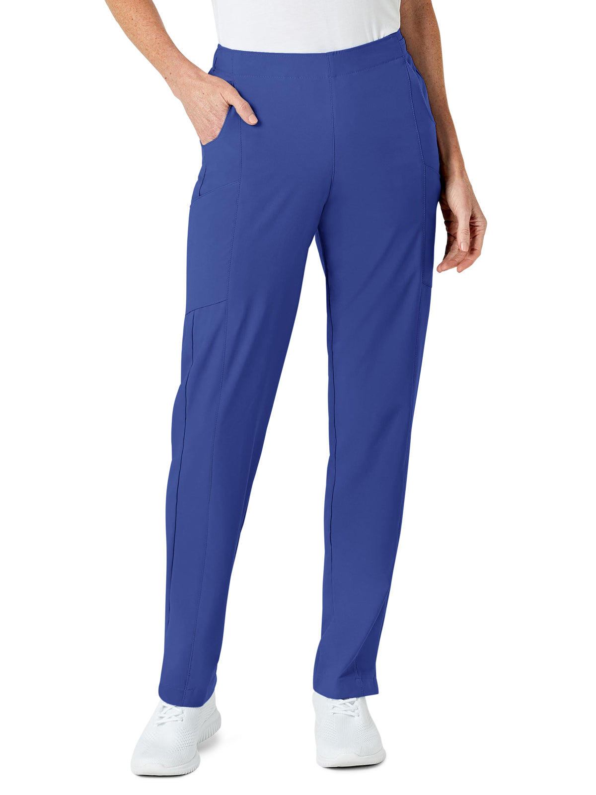 Women's Eight-Pocket Flat-Front Cargo Pant - 5155 - Galaxy Blue