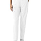 Women's Six-Pocket Slim Leg Scrub Pant - 5280 - White