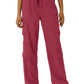 Women's Classic Wide Leg Cargo Scrub Pant - 5451 - Ruby