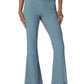 Women's Seven-Pocket Front Slit Flare Scrub Pant