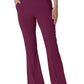 Women's Seven-Pocket Front Slit Flare Scrub Pant