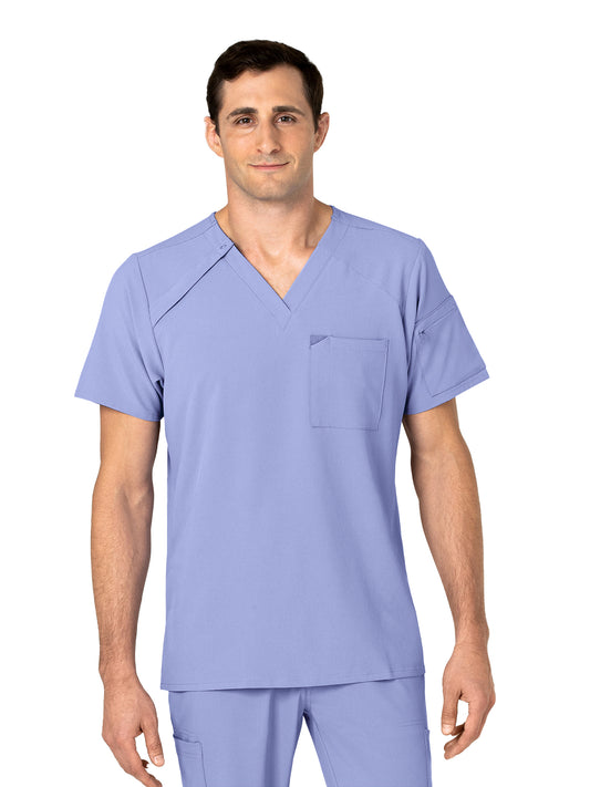 Men's Three-Pocket Ez Zip V-Neck Top