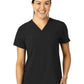 Women's Three-Pocket Flex-N-Reach V-Neck Top - 6045 - Black