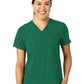Women's Three-Pocket Flex-N-Reach V-Neck Top - 6045 - Hunter