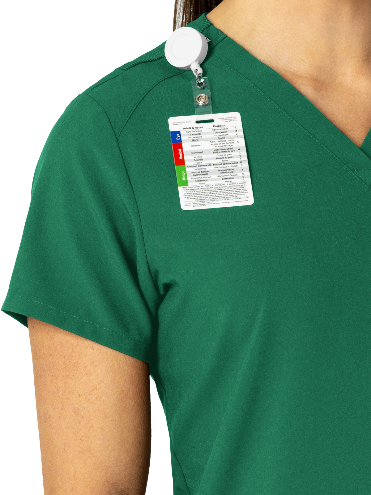 Women's Three-Pocket Flex-N-Reach V-Neck Scrub Top