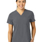 Women's Three-Pocket Flex-N-Reach V-Neck Top - 6045 - Pewter