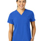 Women's Three-Pocket Flex-N-Reach V-Neck Top - 6045 - Royal