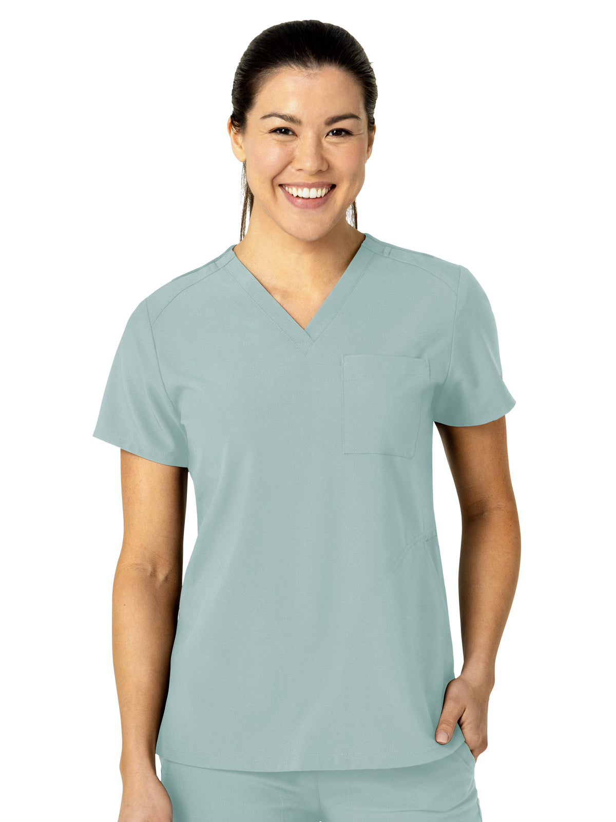 Women's Three-Pocket Flex-N-Reach V-Neck Scrub Top