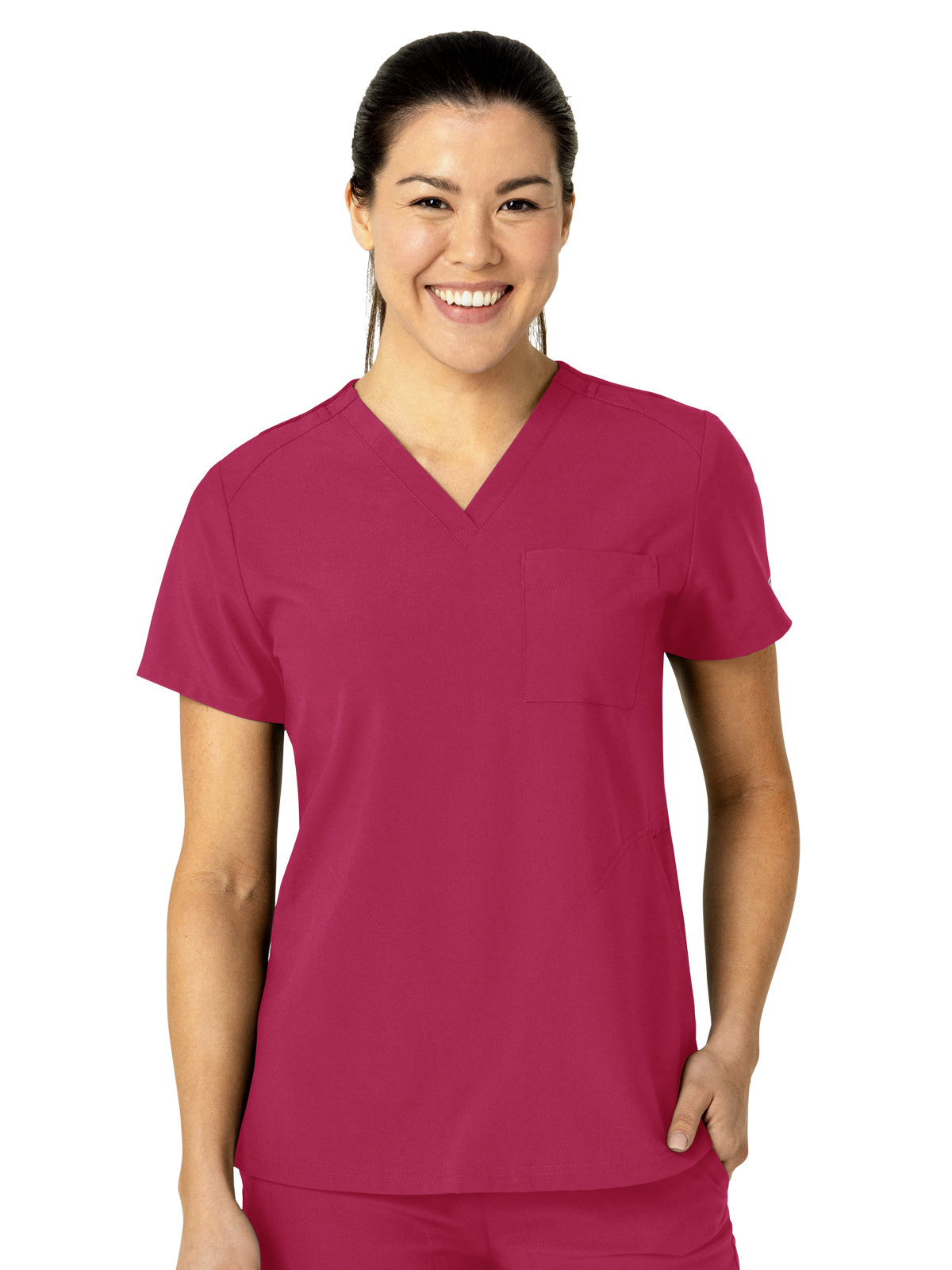 Women's Three-Pocket Flex-N-Reach V-Neck Scrub Top