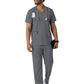 Unisex Three-Pocket V-Neck Scrub Top