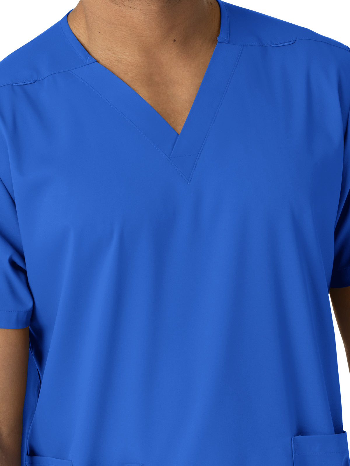 Unisex Three-Pocket V-Neck Scrub Top