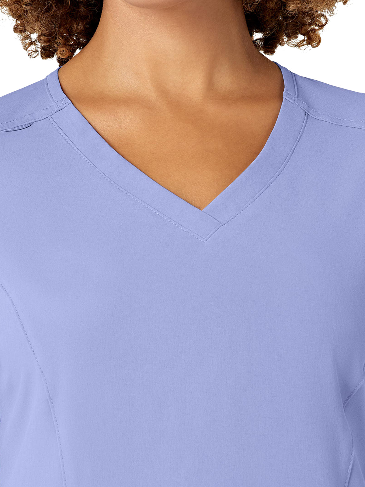 Women's Four-Pocket V-Neck Top