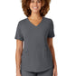 Women's Four-Pocket V-Neck Top - 6134 - Pewter