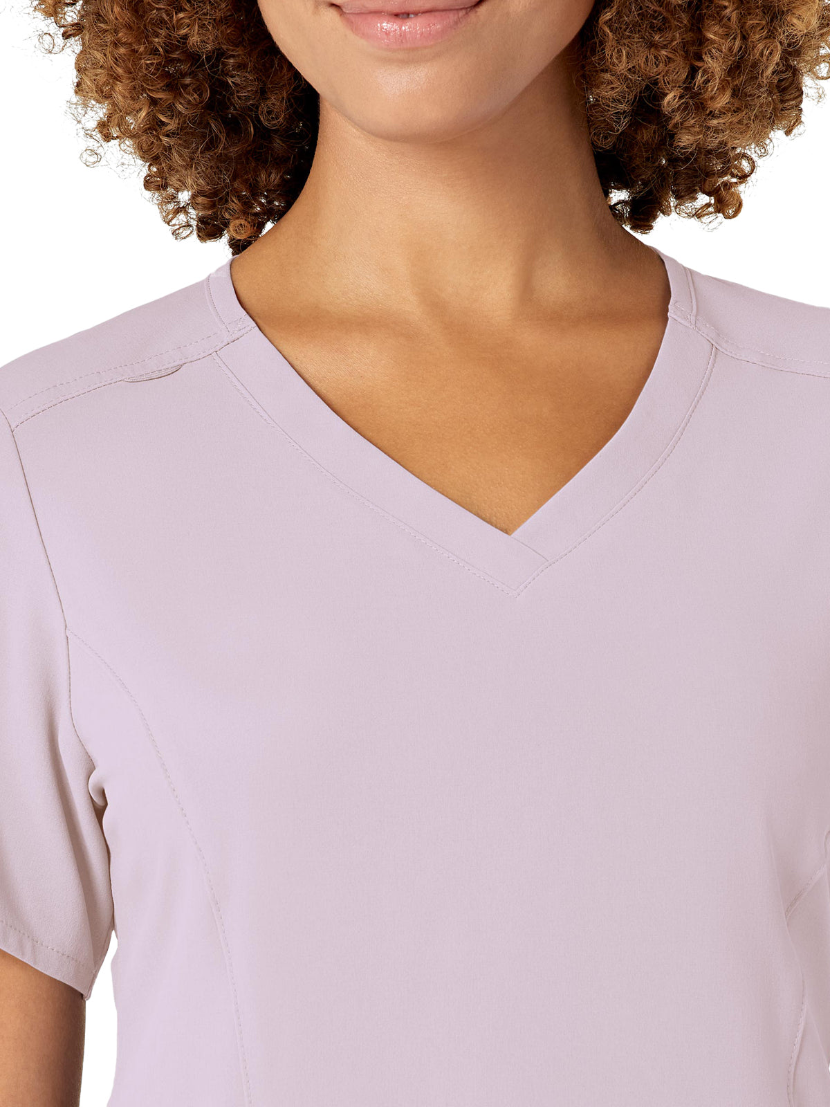 Women's Four-Pocket V-Neck Top