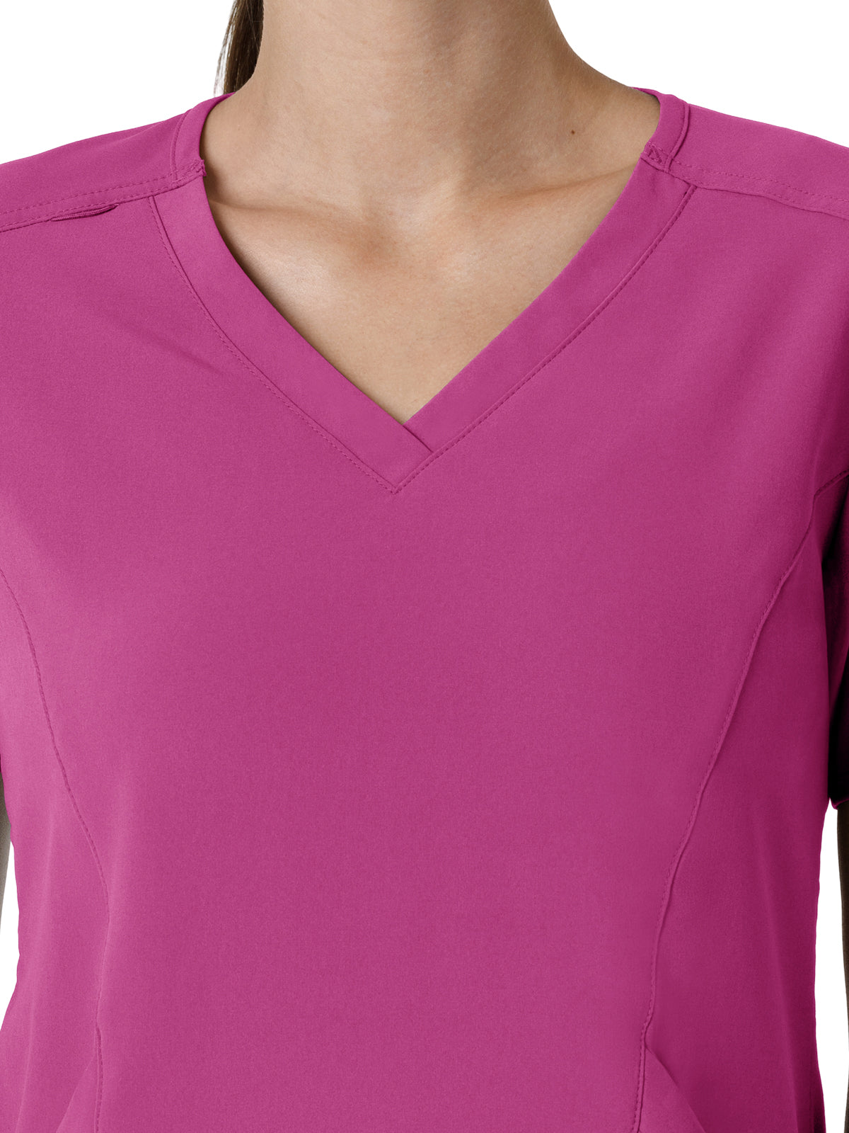 Women's Four-Pocket V-Neck Top