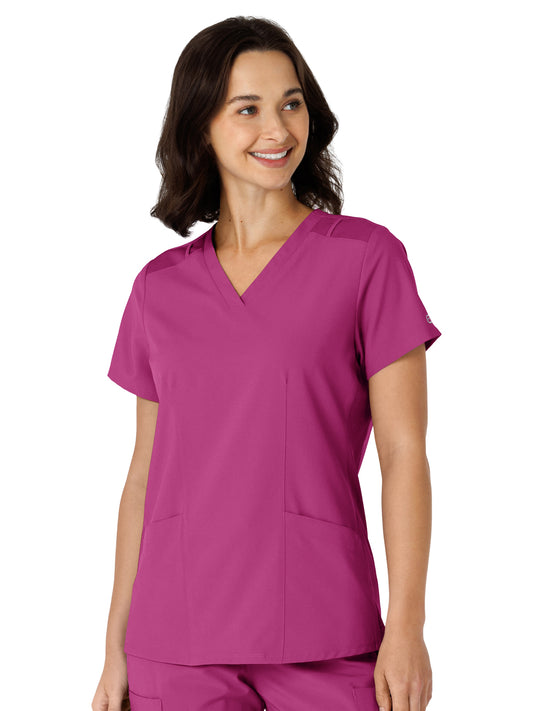 Women's Flex-n-Reach Side Panel V-Neck Scrub Top