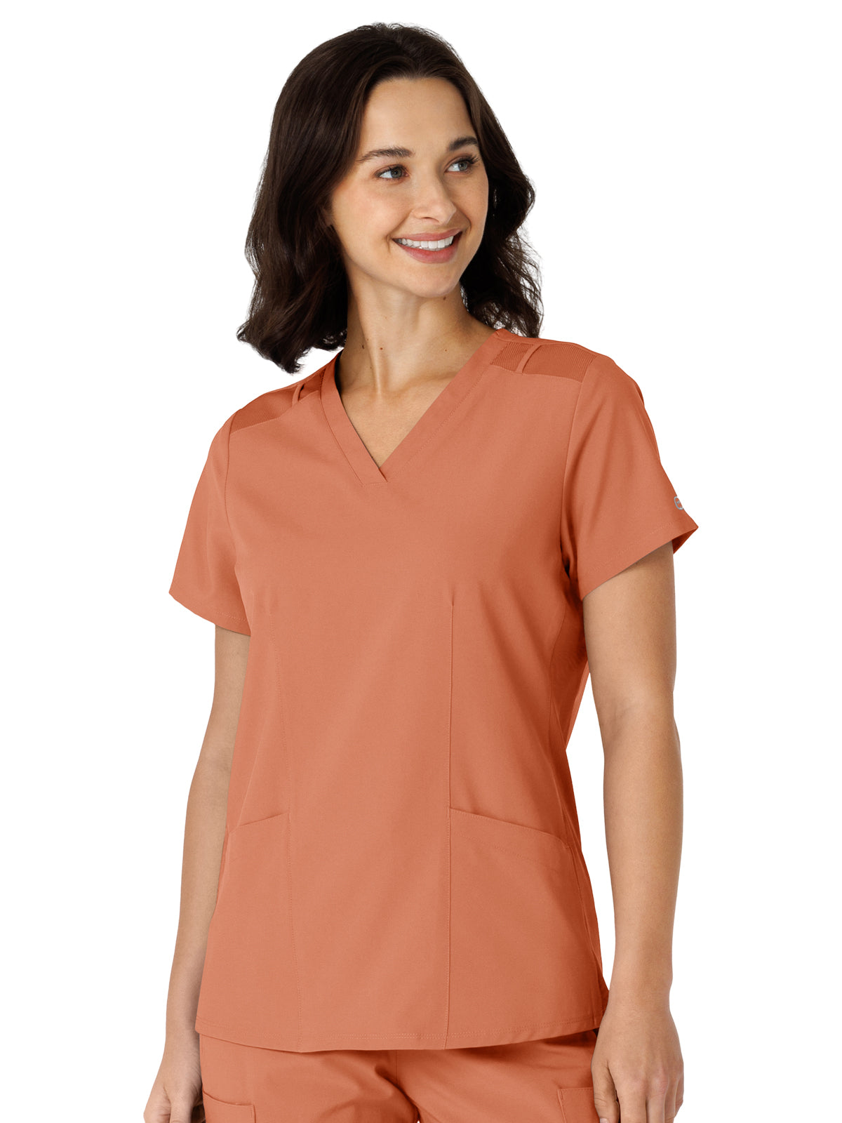 Women's Flex-n-Reach Side Panel V-Neck Scrub Top