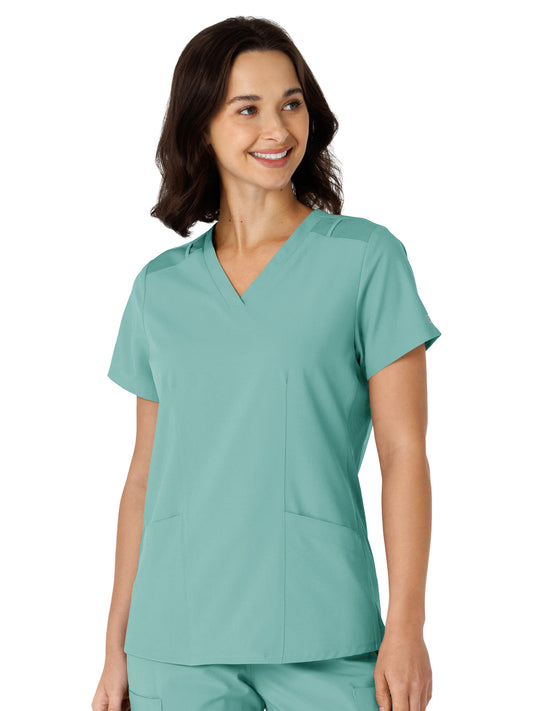 Women's Flex-n-Reach Side Panel V-Neck Scrub Top