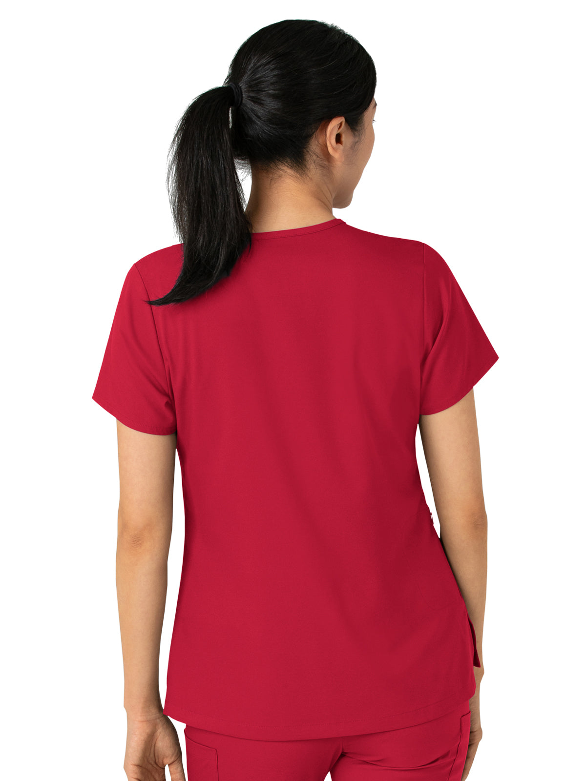 Women's Two-Pocket Tuck-In V-Neck Top