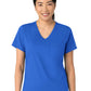 Women's Two-Pocket Tuck-In V-Neck Top - 6151 - Royal