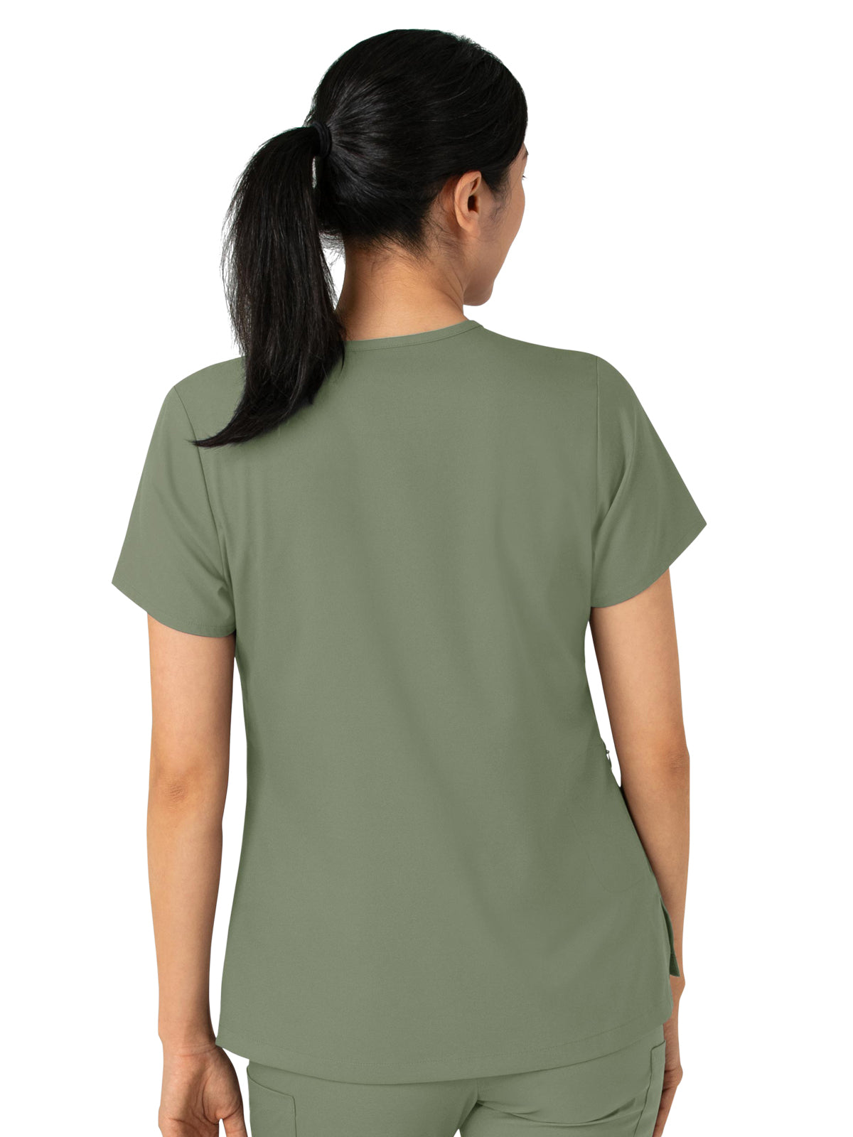 Women's Two-Pocket Tuck-In V-Neck Top