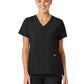Women's Five-Pocket V-Neck Top - 6155 - Black