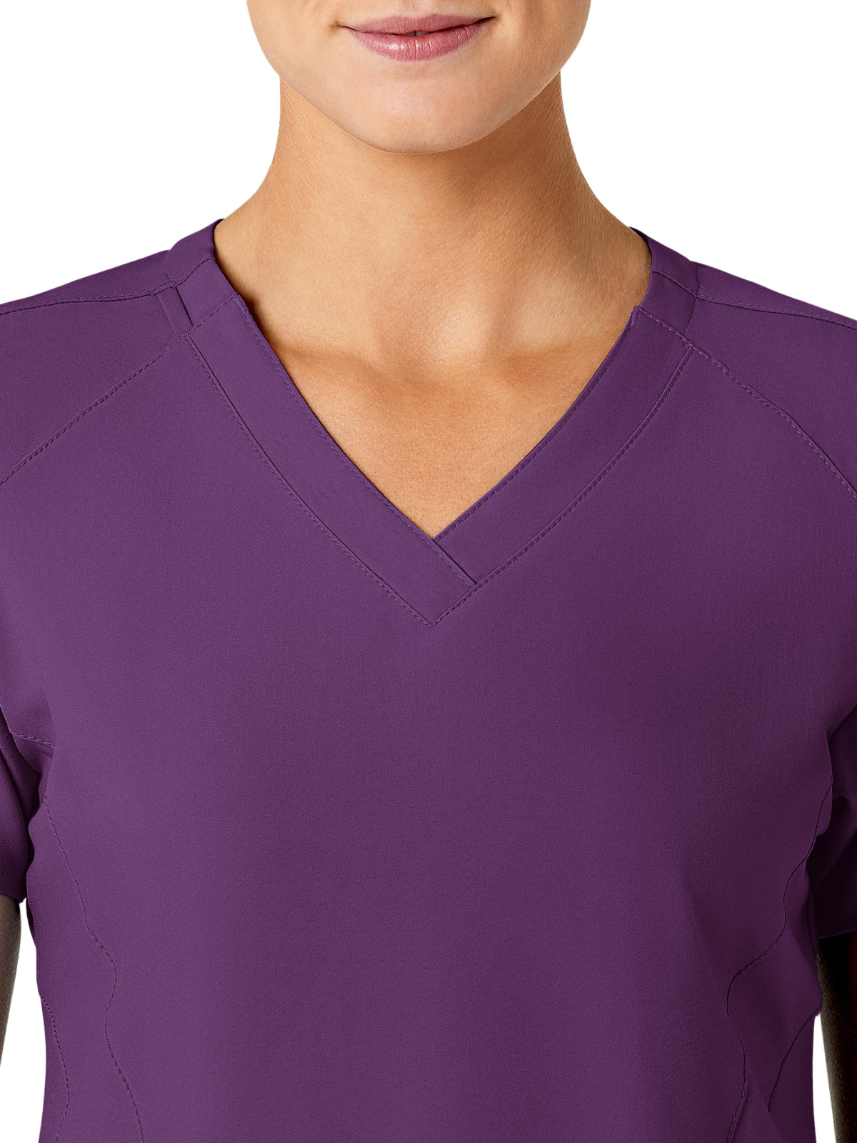 Women's Five-Pocket V-Neck Top