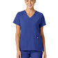 Women's Five-Pocket V-Neck Top - 6155 - Galaxy Blue