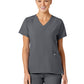 Women's Five-Pocket V-Neck Top - 6155 - Pewter