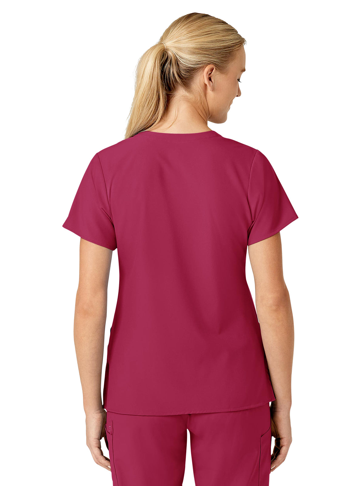 Women's Five-Pocket V-Neck Top