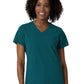 Women's Three-Pocket V-Neck Scrub Top - 6180 - Caribbean