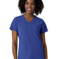Women's Three-Pocket V-Neck Scrub Top - 6180 - Galaxy Blue