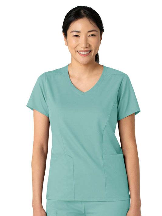 Women's 2-Pocket V-Neck Top