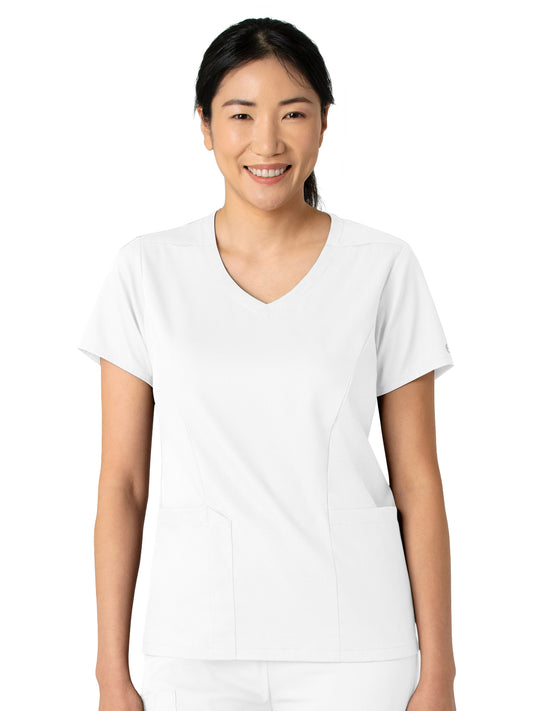 Women's 2-Pocket V-Neck Top