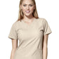 Women's Two-Pocket Basic V-Neck Top