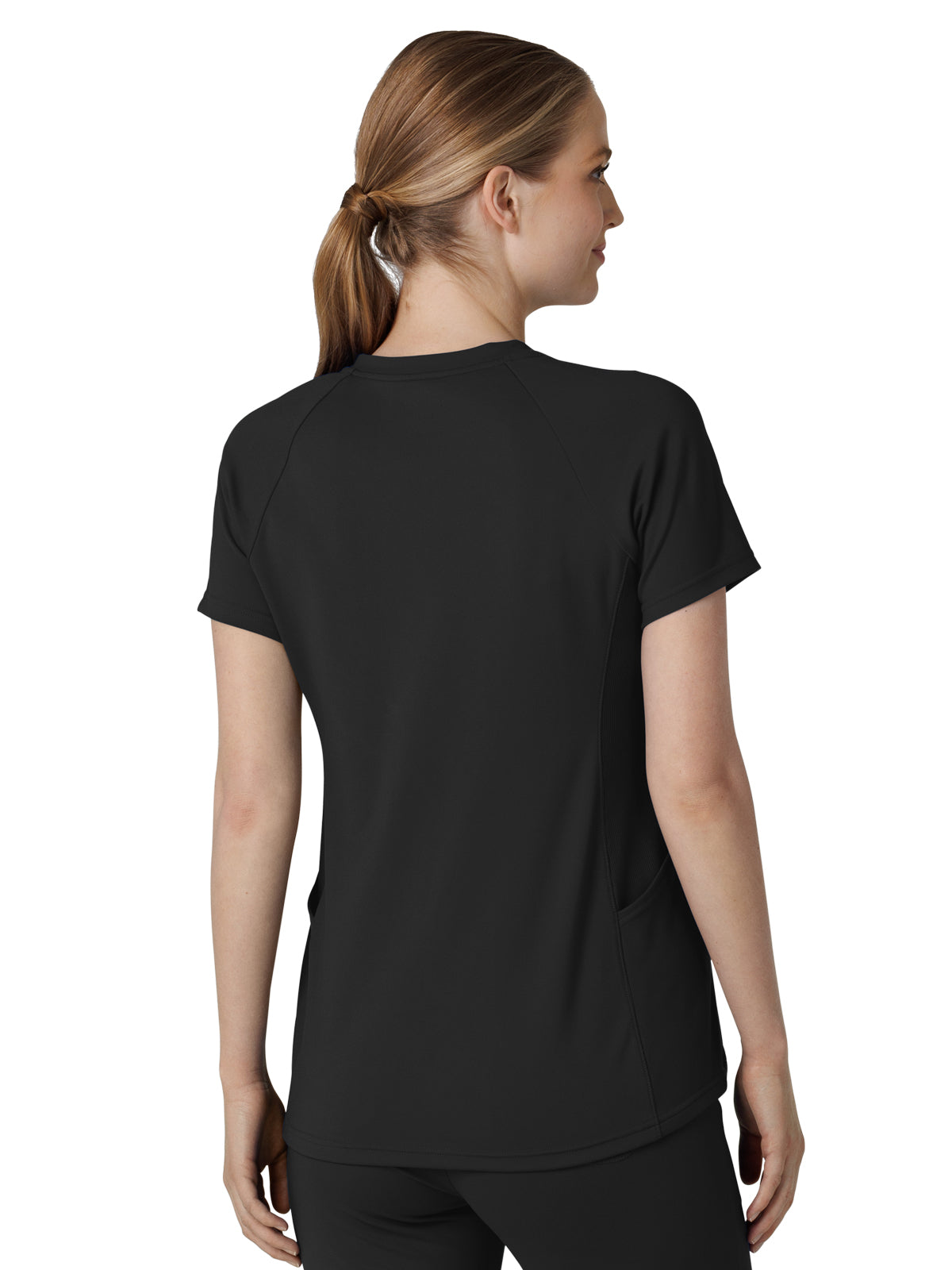 Women's Four-Pocket Flex-n-Reach V-Neck Raglan Top