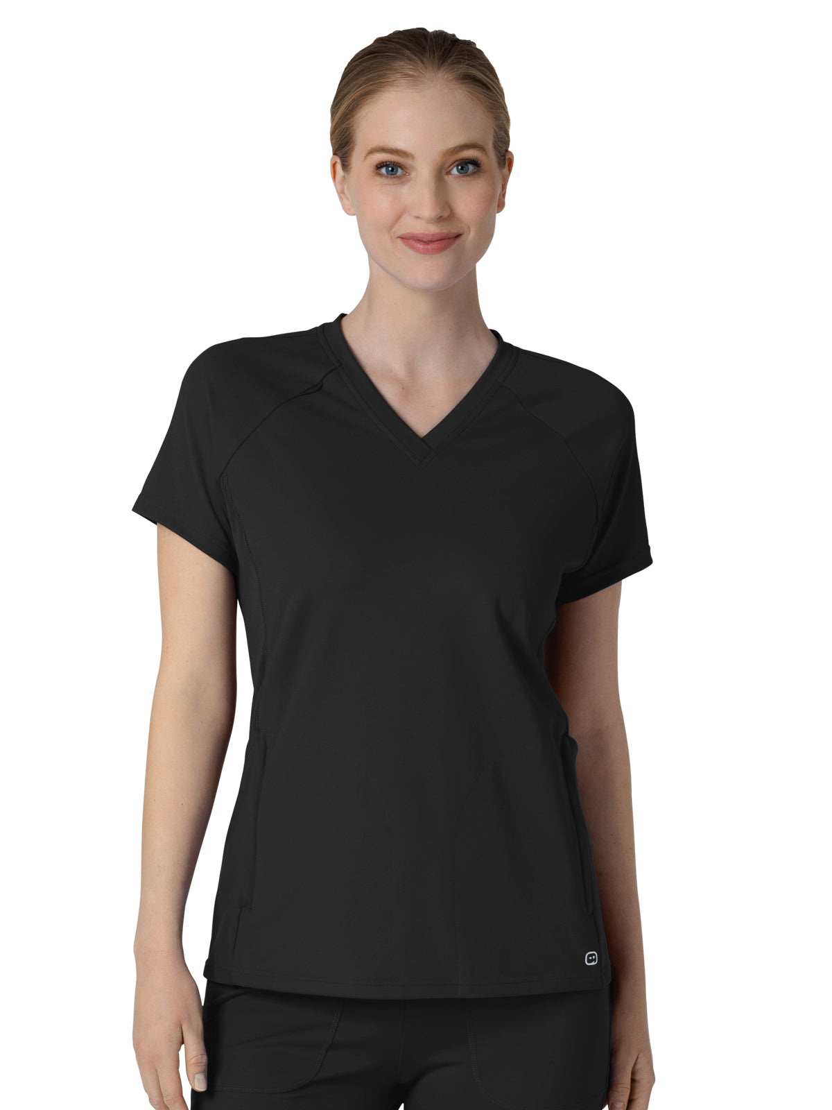 Women's Four-Pocket Flex-n-Reach V-Neck Raglan Top