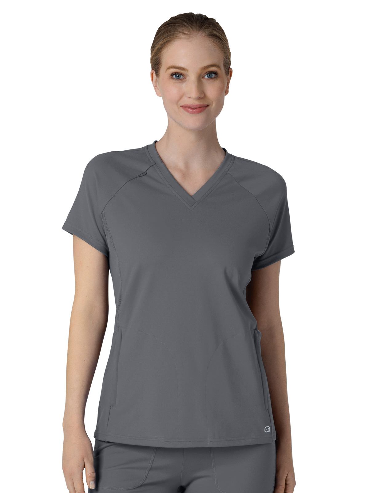 Women's Four-Pocket Flex-n-Reach V-Neck Raglan Top